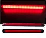 LED ЛЕД Диоден Габарит Маркер с Неон Ефект Червен 12V-24V 24 см