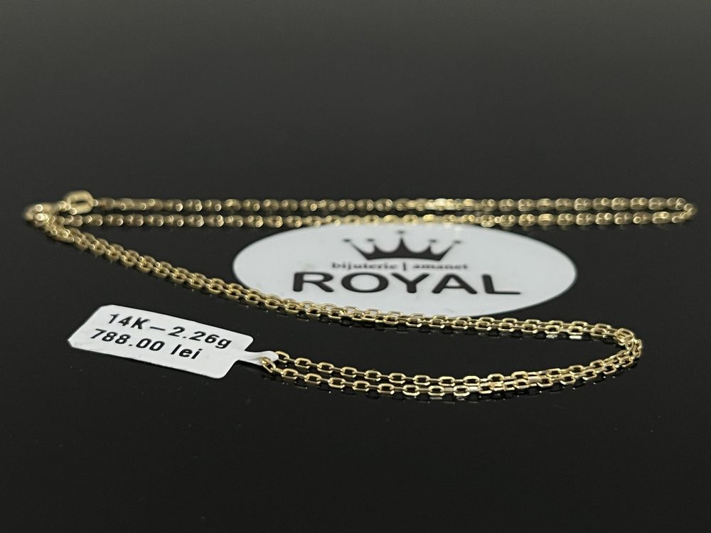 Bijuteria Royal CB : Lant aur 14k 2,26 grame