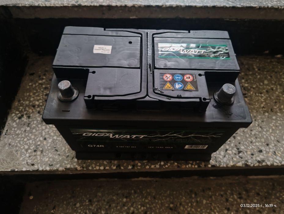 Акумулатор 74н 7 месеца остатъчна гаранция