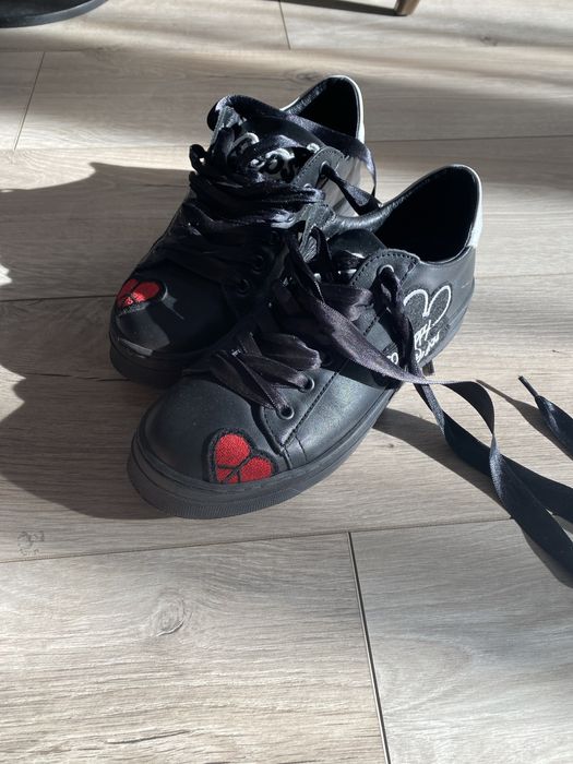 Черни кожени кецове размер 38