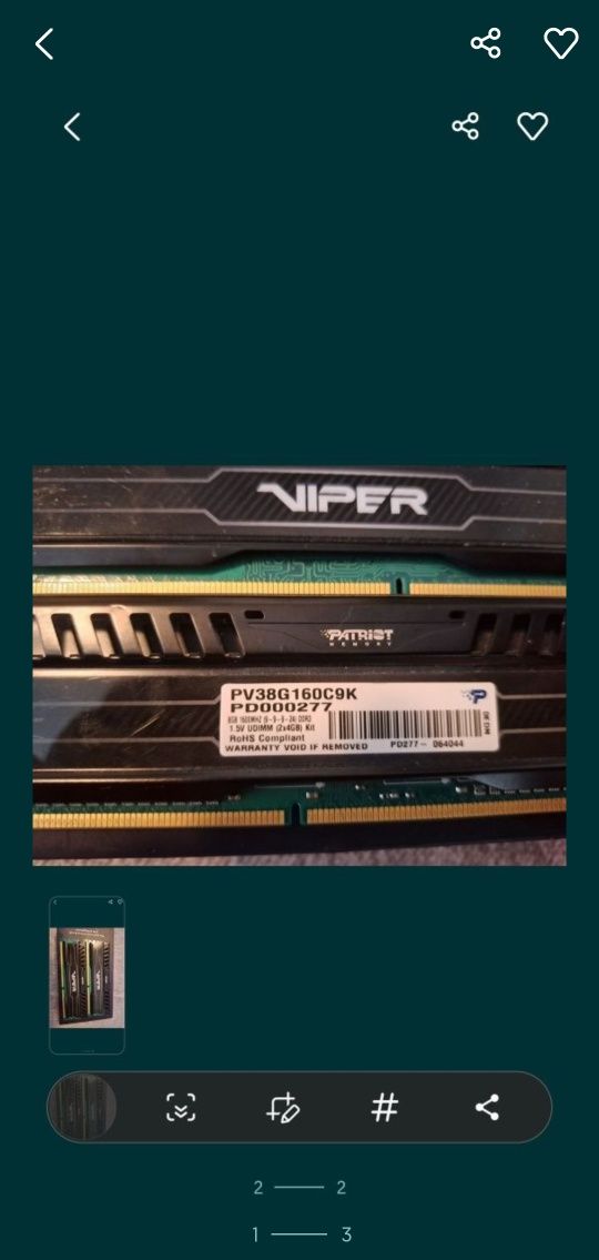 16gb ram viper noi