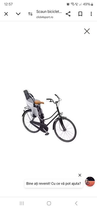 Thule Ride Along - scaun bicicleta