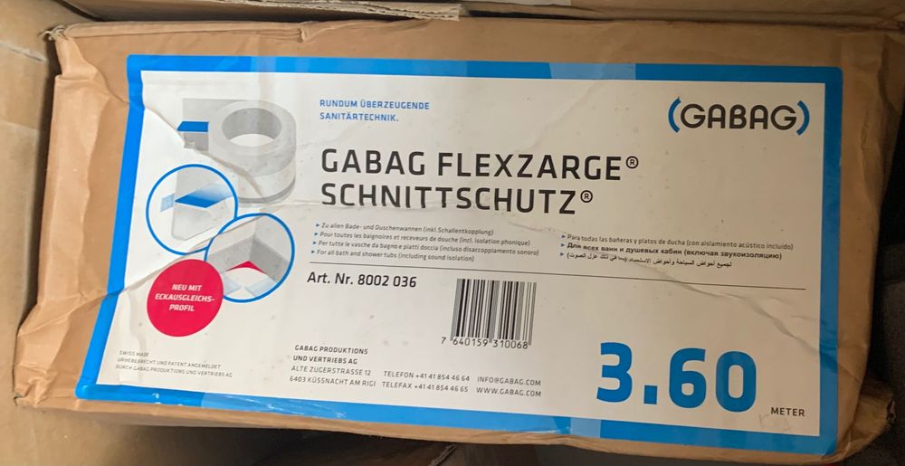 Vând câdite duș,sifoane duș și bandâ perimetralâ pt. hidroizolație duș