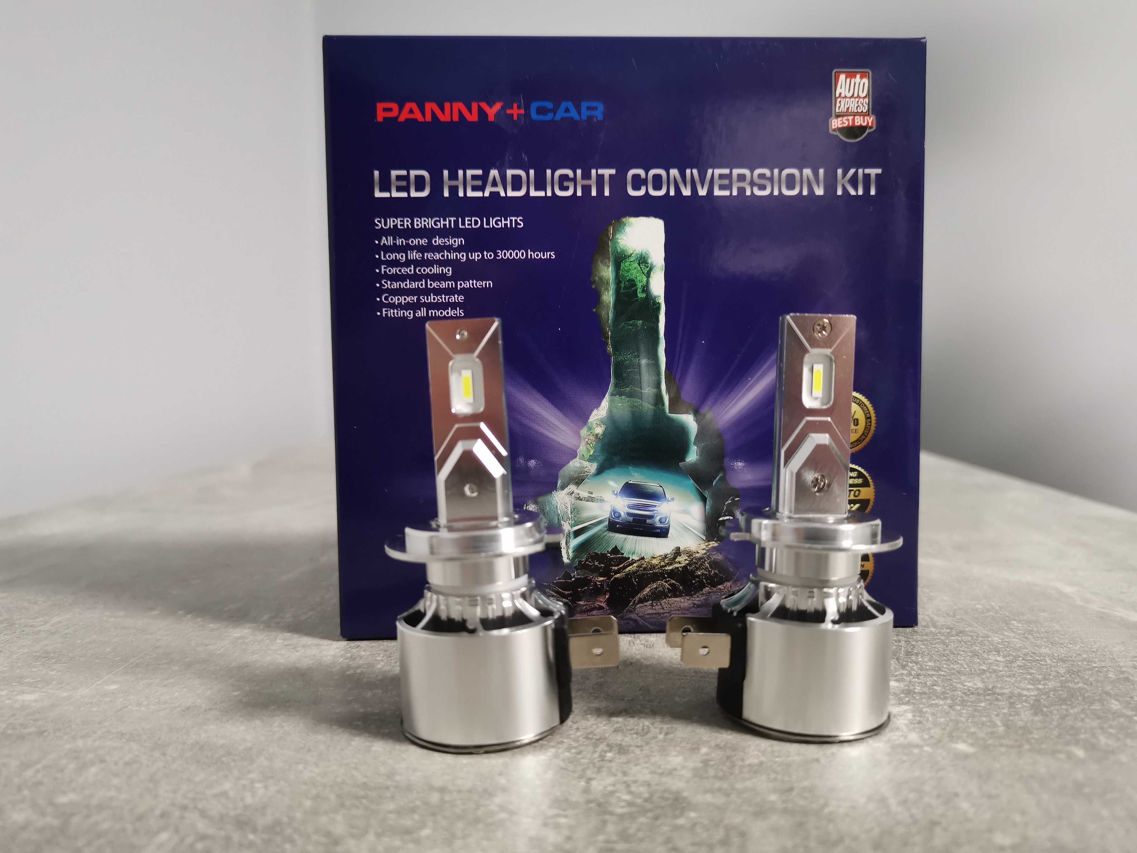 LED крушки за фарове, H1 H7 H4 HB3 HB4  Н15  9-32V 44W 4000LM 6500K