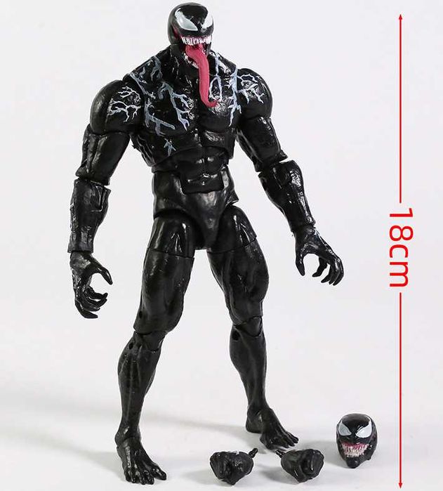Figurina Venom Simbiot Marvel Spider-Man Eddi Brock 18 cm Carnage