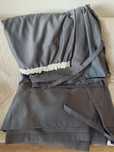 Set draperii gri groase