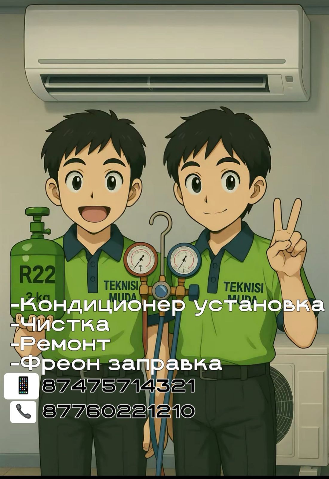 Сплит система кондиционер установка. Авто кондиционер