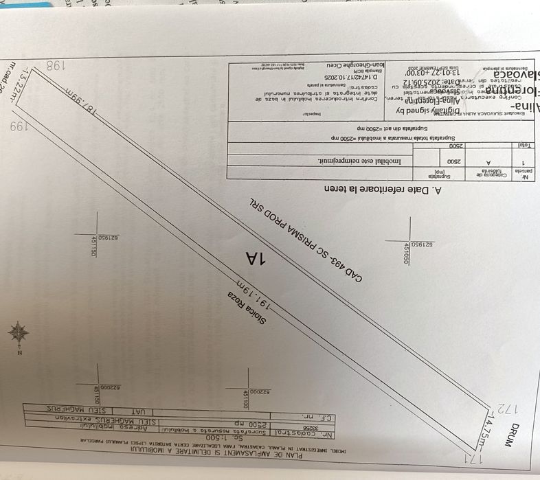 Vând teren extravilan situat in vecinătate  parc industrial  Magheruș