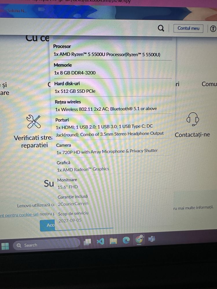 Lenovo V15 G2 ALC – Ryzen 5 / 8GB / 512GB SSD