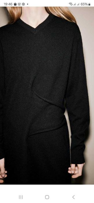 Платье ZARA из 100% кашемира