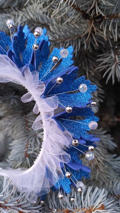 Корона нарядная ручной работы