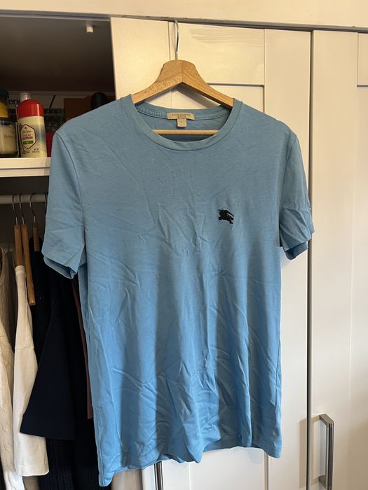 Tricou Burberry baby blue autentic