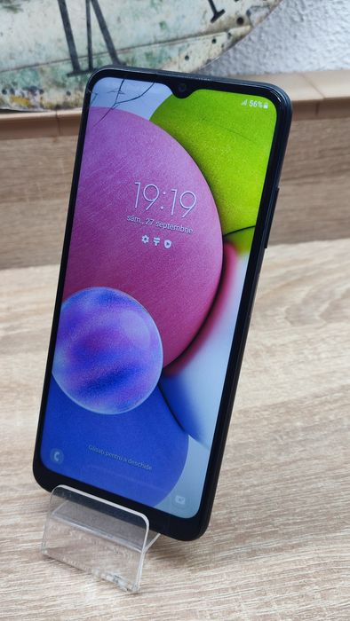 Samsung A03s A037G Black Geam fisurat , perfect functional
