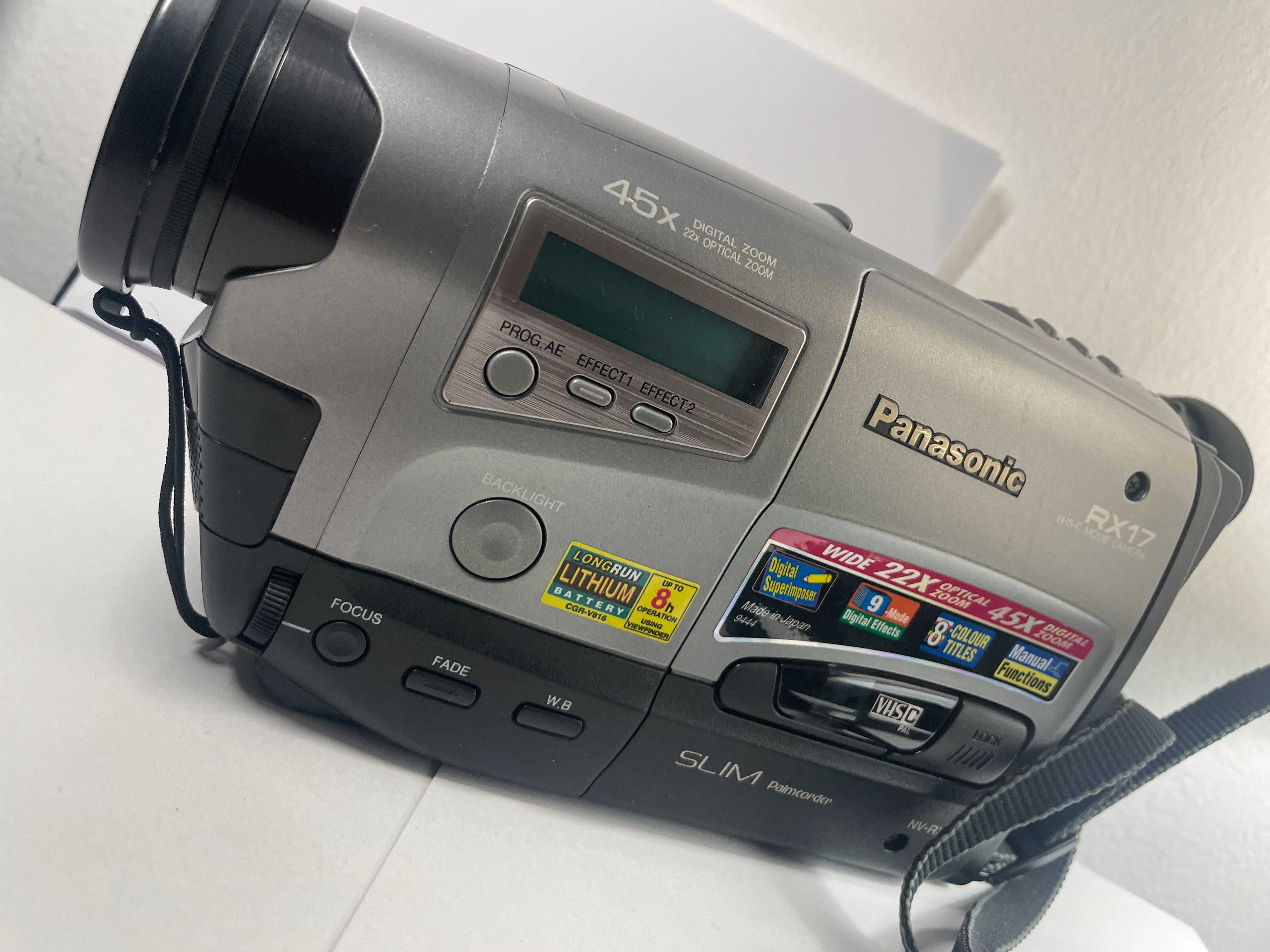 Camera Video PANASONIC vintage VHS Rx17 22Xoptic 45xdigital NU SONY