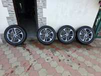 Set 4 Jante 5x114,3 cauciucuri A/T YOKOHAMA M+S All Seson 225x55x18