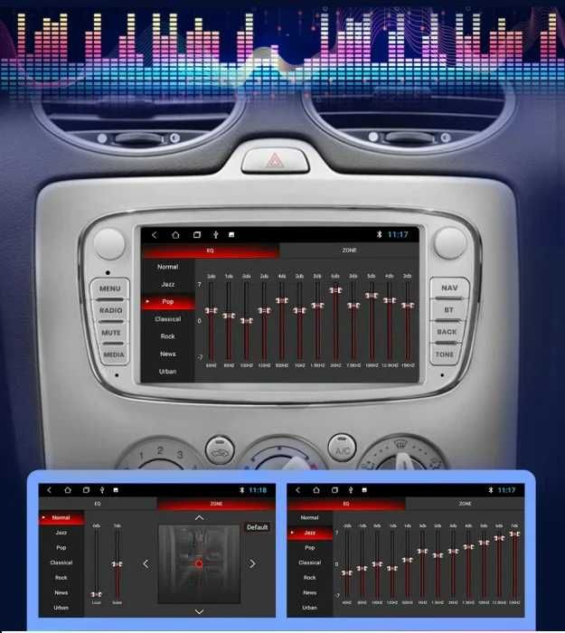 Navigatie Android Dedicata Ford , Carplay Android Auto , Youtube Waze