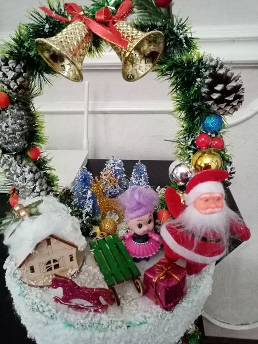 Новогодние поделки для подарка детям.