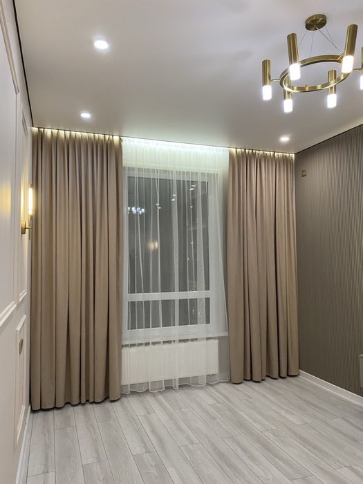 Штор (black out) и тюль сетка (пекинская)