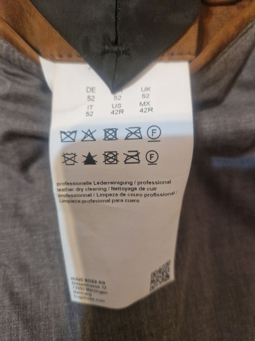 Geaca de piele Hugo Boss