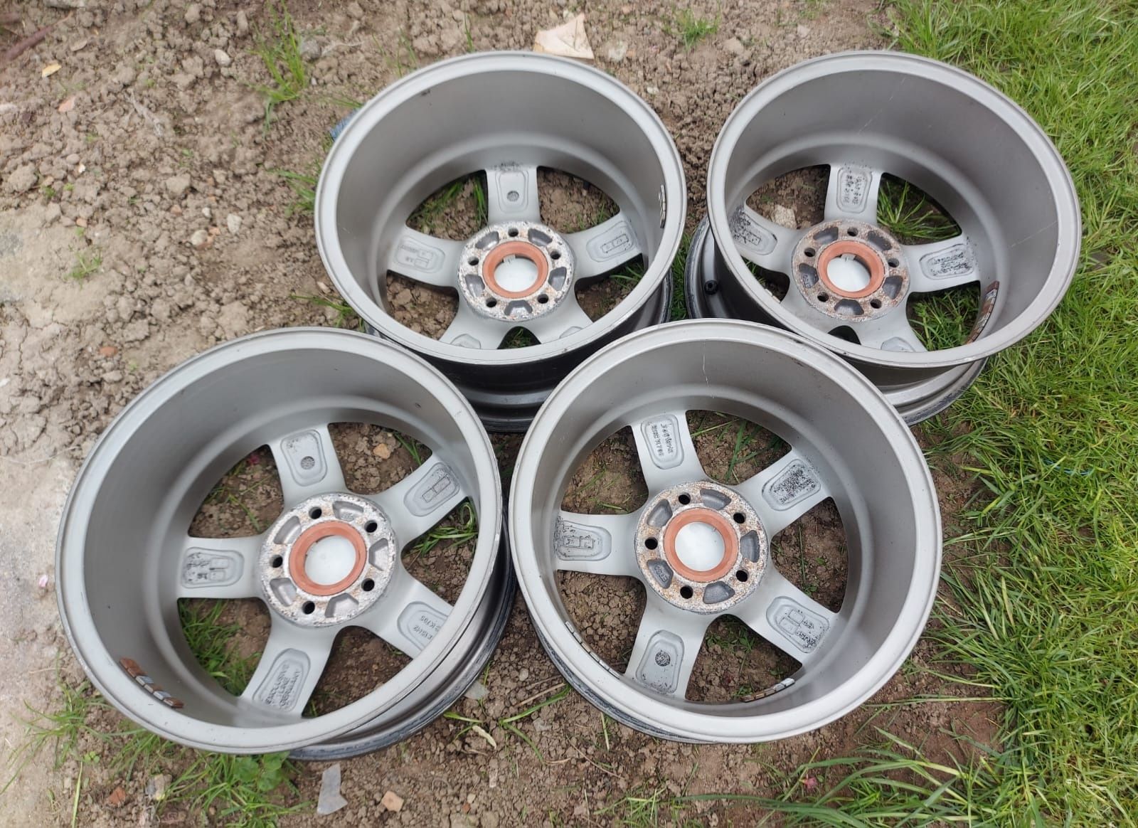 Set 4buc jante aliaj VW Audi Skoda R15 seria 7Jx15H2 ET50 - 5x112