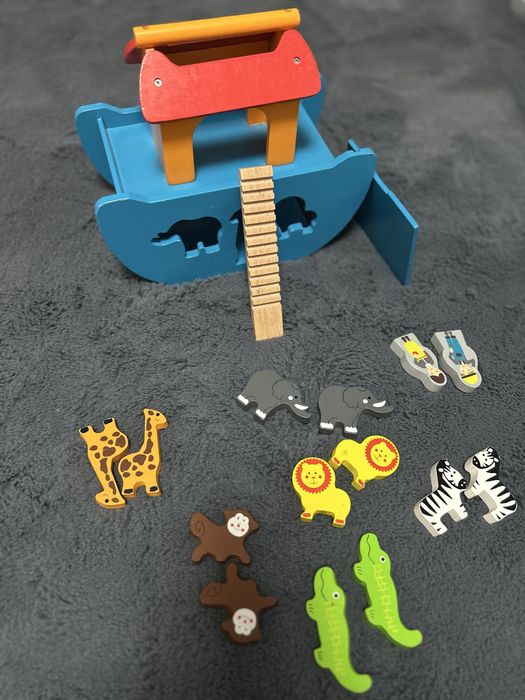Jucarie lemn copii Arca lui Noe