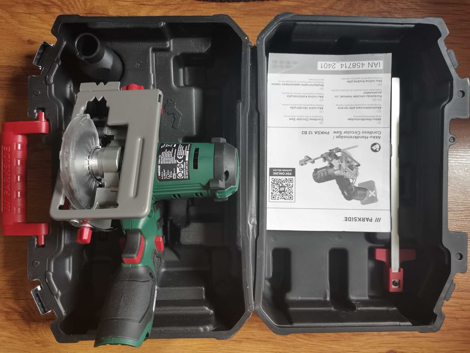 Circular parkside cu acumulator si incarcator