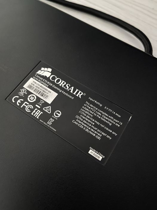 Tastatura gaming mecanica Corsair K70RGB