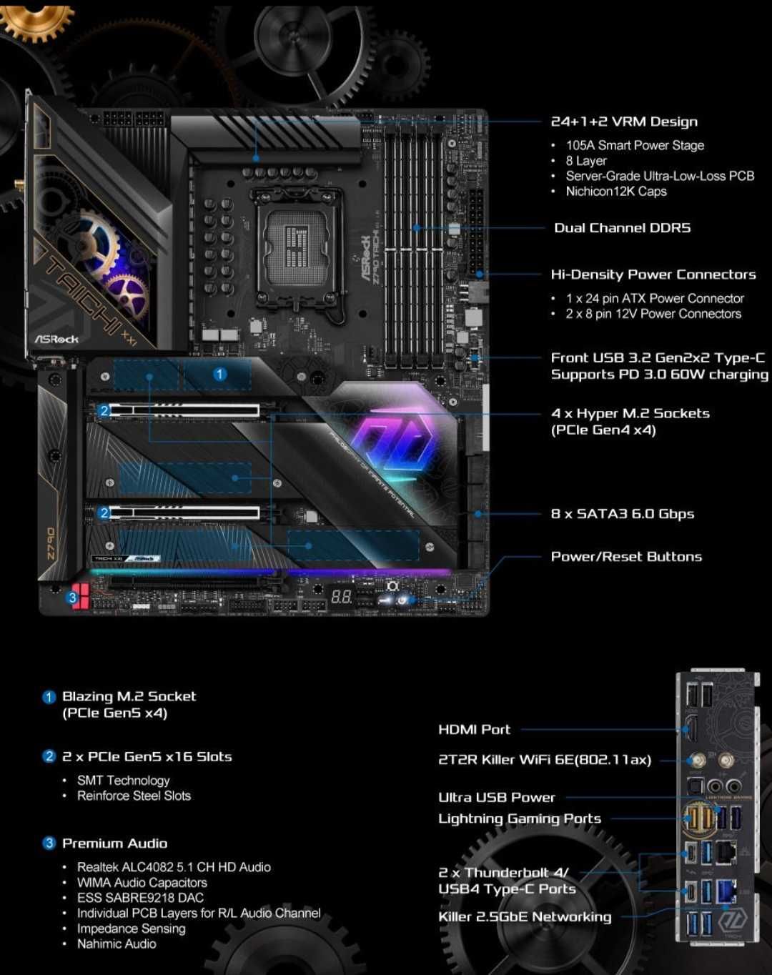 ASRock Z790 Taichi rev.2.01 LGA1700