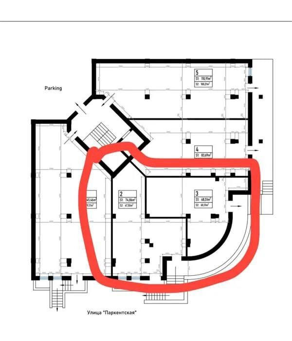 Продажа коммерческого помещения в Улица Паркентская
