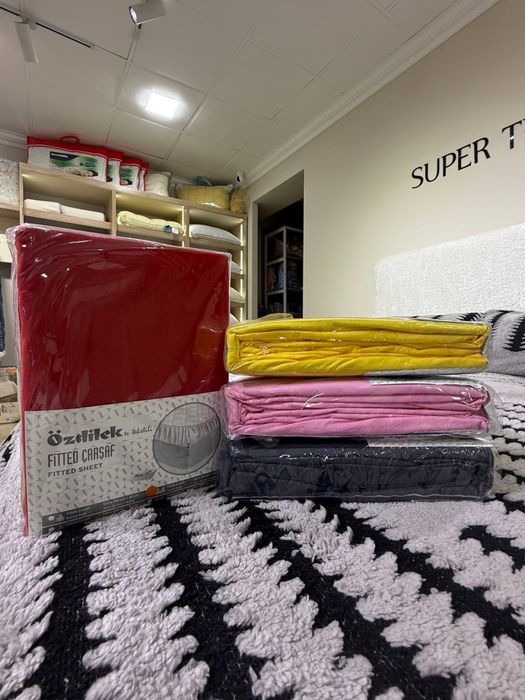 Простыни на резинке Турция