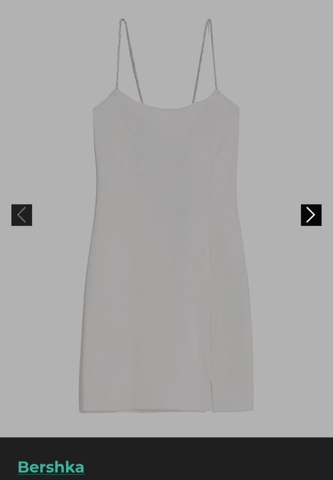 Нова рокля Bershka,гол гръб-блестяща топ цена С,М