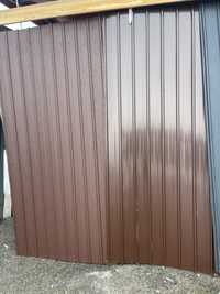 Tabla cutata colorata sau zincata pentru gard sau acoperis