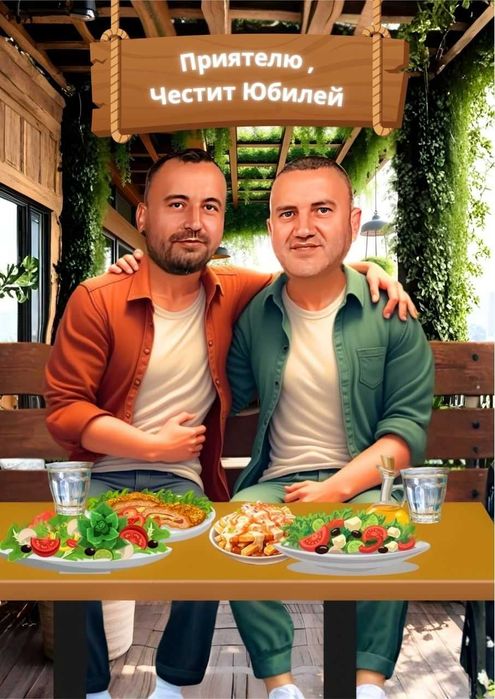 Карикатура по Снимка , Карикатури Бърза Изработка