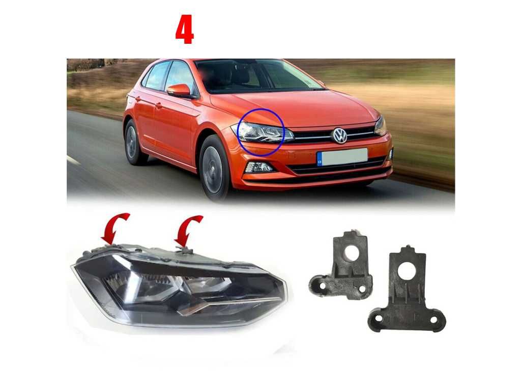 Комплект Щипки за захващане на фар VW Passat B7,VW Polo AW/BZ,Jetta A6