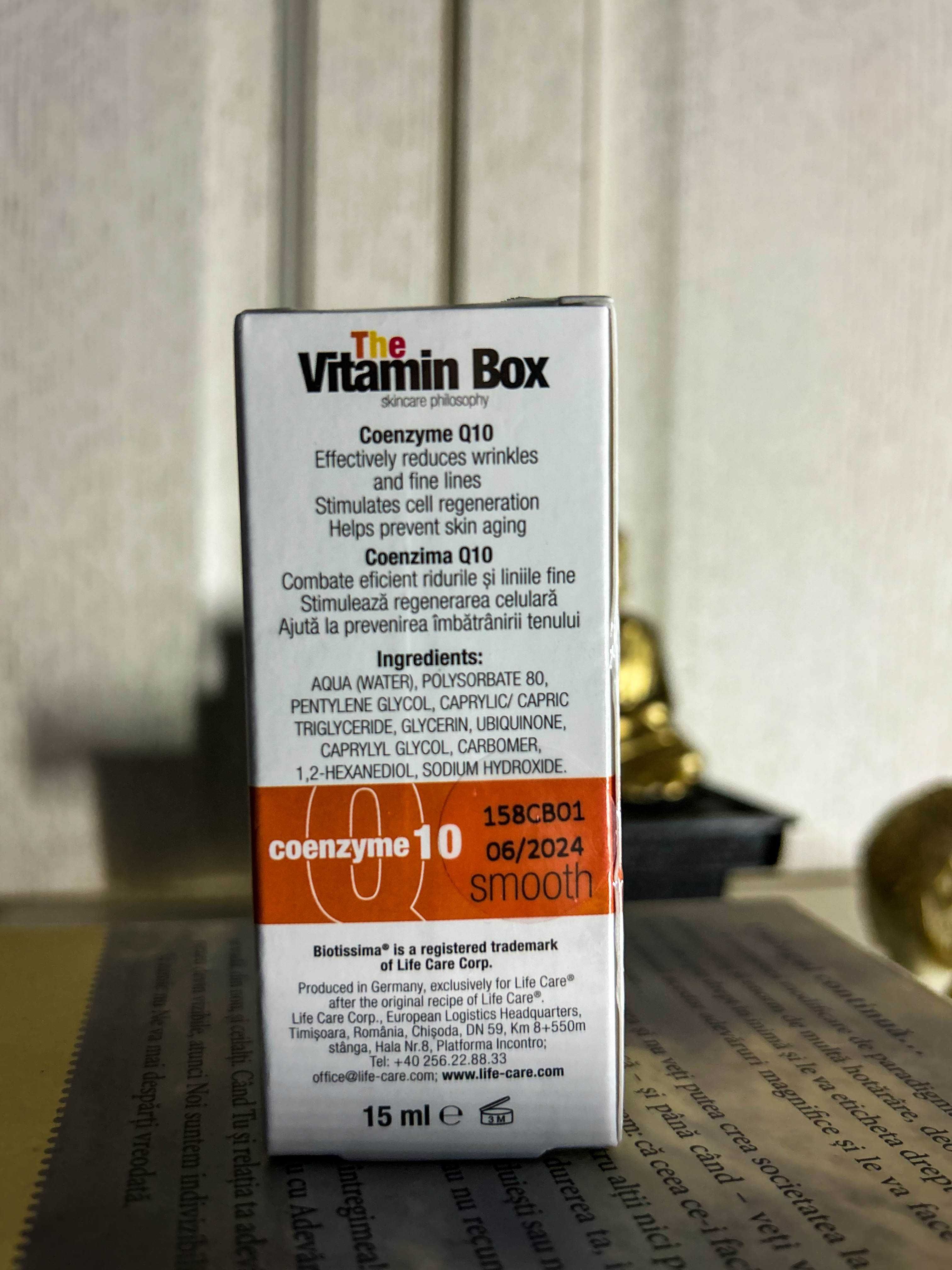 Oferta Ser Coenzima Q 10 pentru un ten ferm, The Vitamin Box