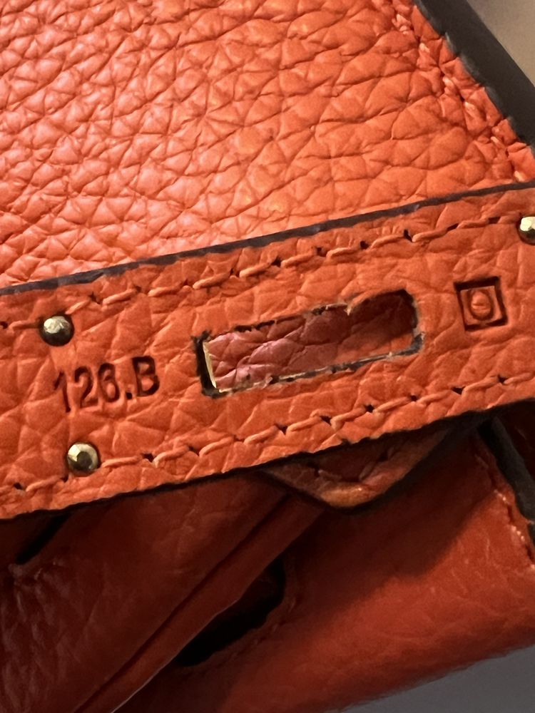 Hermes Birkin Togo 35 orange