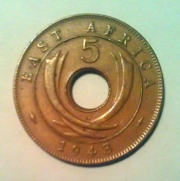 продам " 5 five cents" африка 1943 года