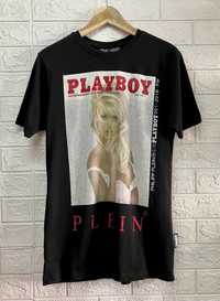 PHILIPP PLEIN x PLAYBOY Victoria Silvstedt Crystals T-Shirt Black