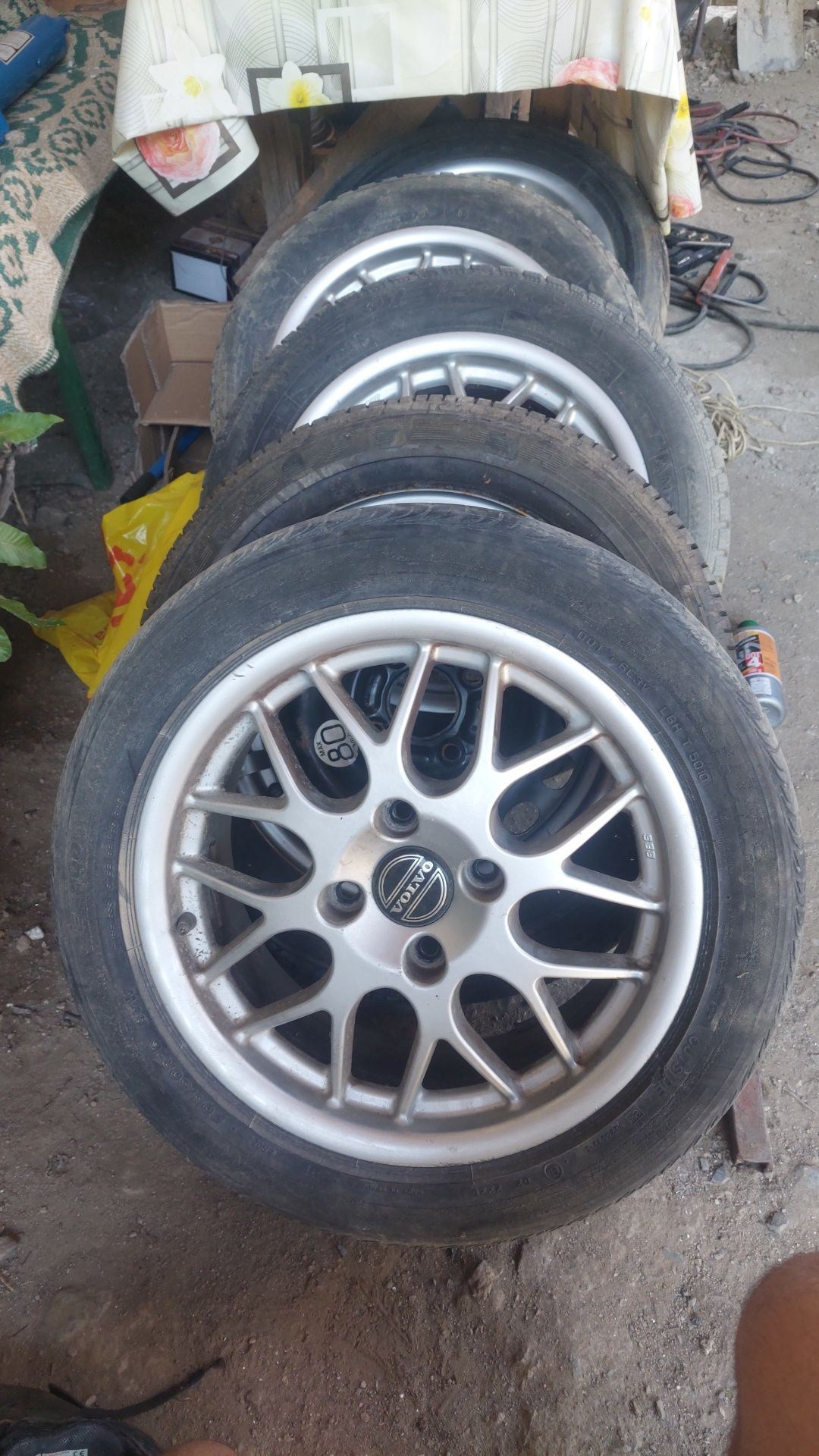 Vand jante bbs volvo r16 + cauciucuri