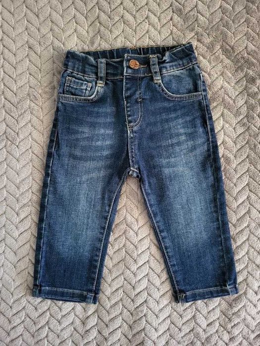 Детски/Бебешки Дънки - 9-12 Месеца - Ръст 80см - Чисто Нови Елегантни