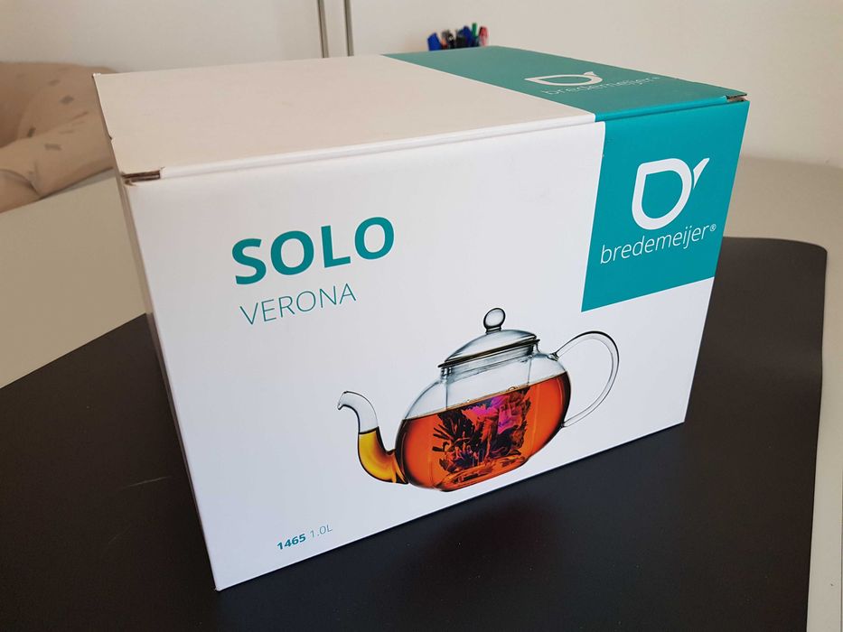 Ceainic sticla Bredemeijer Solo Verona - 1L