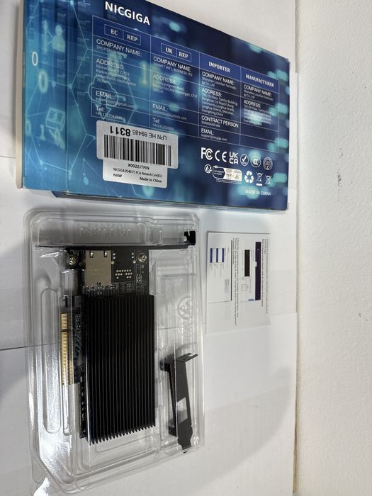 Placă rețea PCI-e Base-T 10Gb,controler Intel X540-T1,Ethernet NICGIGA