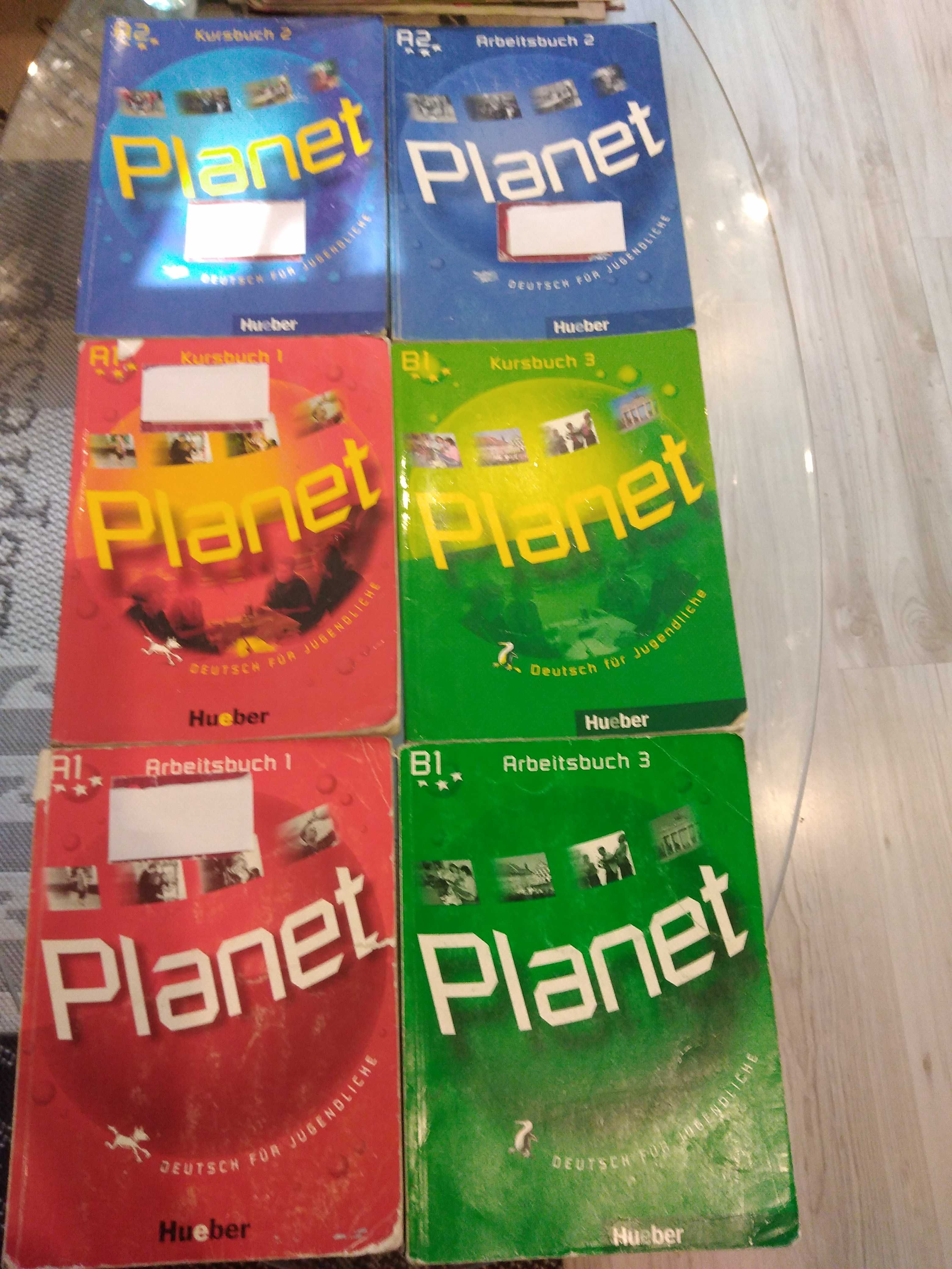 Стари учебници по немски език Planet A1, A2,B1