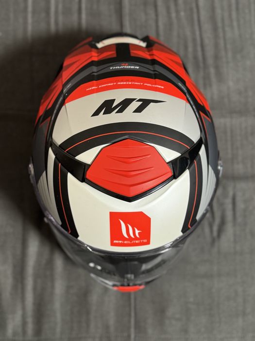 Каска MT Thunder 4 SV Pental B5 червен мат