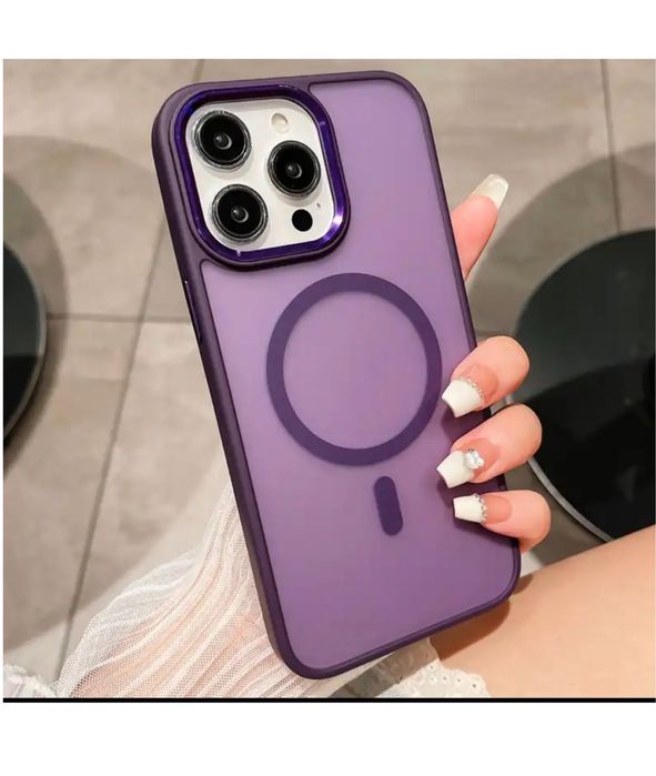 Iphone 14/15/16 PRO MAX PLUS - Husa Hybrid Mgsafe Spate Mat 0.5MM