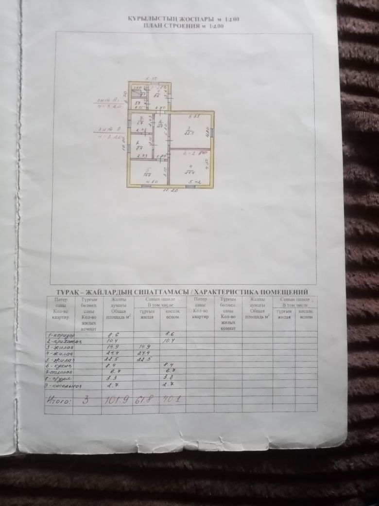 Продам дом в п. Сарыколь. Совхозная 2 а