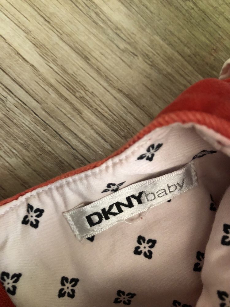 Rochita rosie marca DKNY 1-2 ani(86-92)
