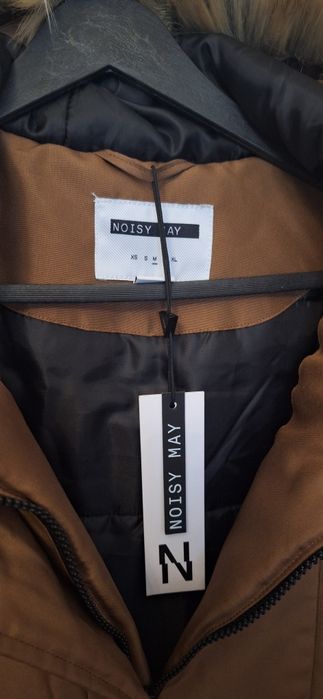 Дамско зимно яке/ парка Noisy May, размер M с качулка
