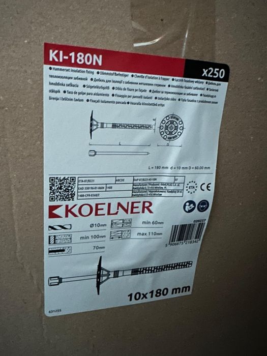 Diblu cui metalic Koelner 180 mm KI180M