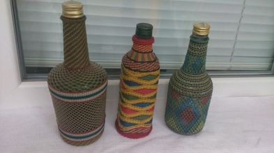 Плетено шише